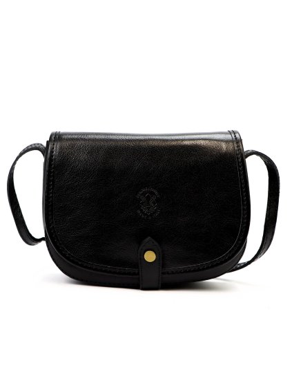 Kožená crossbody kabelka Florence 49-1 černá