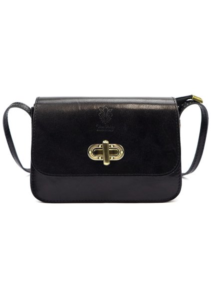 Kožená crossbody kabelka Florence 67 černá