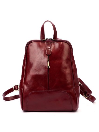 Dámský kožený batoh Florence 2001 vínový