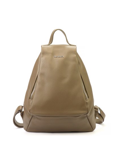 Kožený batoh Pierre Cardin FRZ 1750 béžový