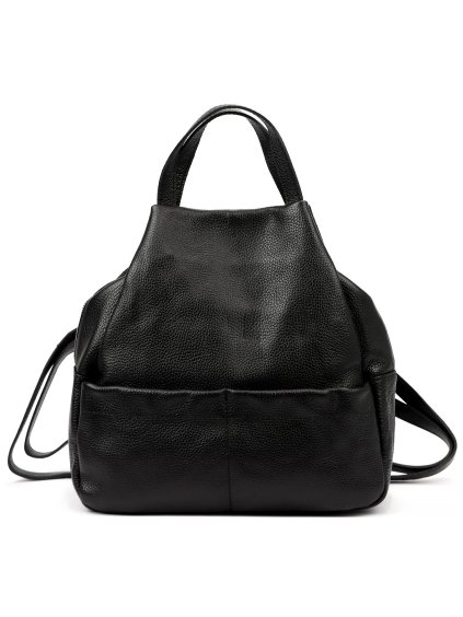 Dámský kožený batoh Luka 24-070 černý
