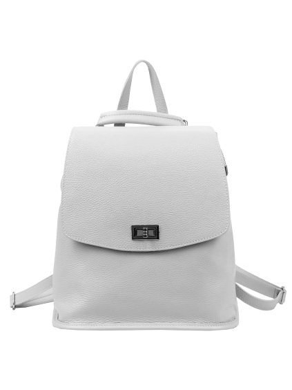 Dámský kožený batoh Luka 24-075 světle šedý