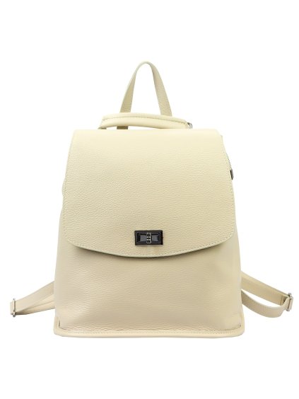 Dámský kožený batoh Luka 24-075 světle béžový
