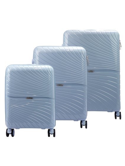 Sada cestovních kufrů Pierre Cardin 1103 JOY01 x3 Z světle modrá
