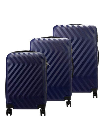 Sada kufrů Pierre Cardin MED12 x3 Z tmavě modrá