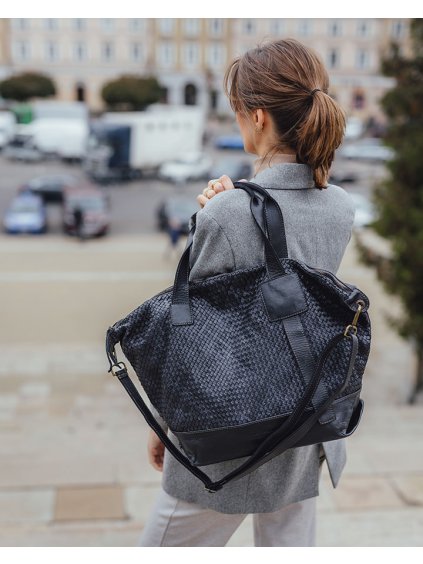 Shopper bag kabelka Marco Mazzini MM257 černá