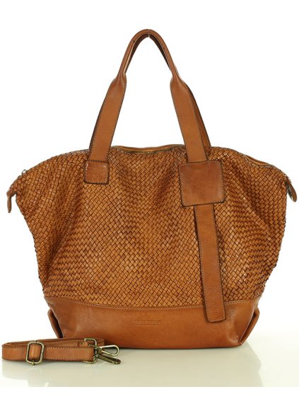 Shopper bag kabelka Marco Mazzini MM257 camel