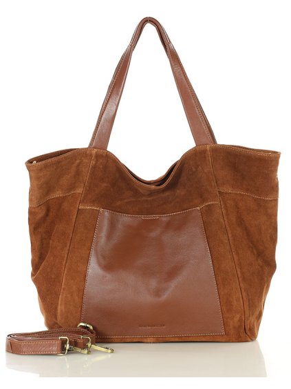 Shopper bag kabelka Marco Mazzini VS119 hnědá