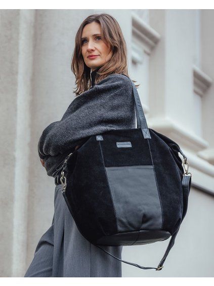 Shopper bag kabelka Marco Mazzini VS1M černá