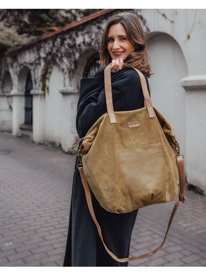 Shopper bag kabelka Marco Mazzini VS1M béžová