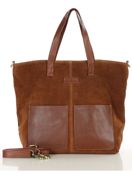 Shopper bag kabelka Marco Mazzini VS123 hnědá