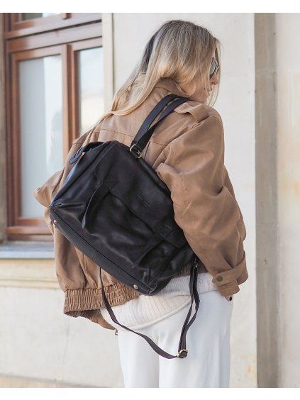 Shopper bag kabelka Marco Mazzini VS124 černá