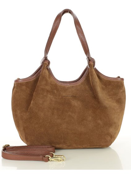 Dámská kožená kabelka Marco Mazzini MM291 hnědá