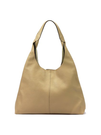 Kožená kabelka Luka 26-082 taupe