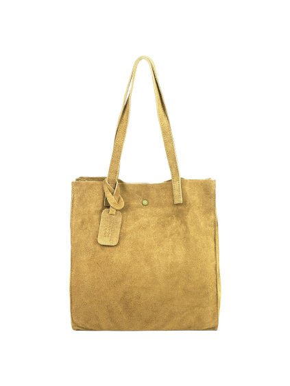 Kožená kabelka Luka 25-041 písková