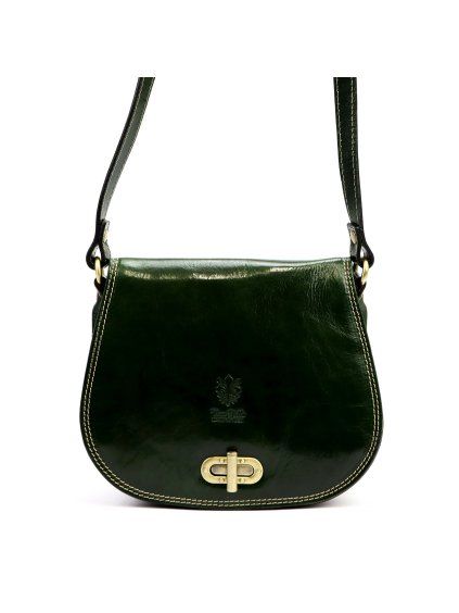 Kožená crossbody kabelka Florence 59 zelená