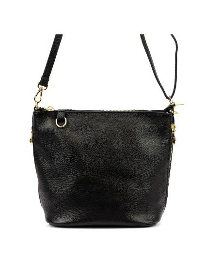 Kožená crossbody kabelka Luka 26-110 černá