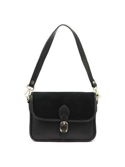 Kožená crossbody kabelka Luka 25-036-2 černá