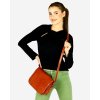 Kožená crossbody kabelka Mazzini M17M9 camel