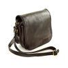 Kožená crossbody kabelka Mazzini M17M9 černá