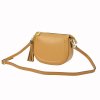 Kožená crossbody kabelka Patrizia Piu 417-004 krémová