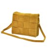 Kožená crossbody kabelka Patrizia Piu 419-042 camel