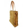 Kožená shopper bag kabelka Vera Pelle WK7 camel
