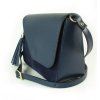 Kožená crossbody kabelka Vera Pelle VP3B modrá
