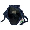Kožená crossbody kabelka Vera Pelle VPZ55R tmavě modrá