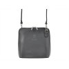 Kožená crossbody kabelka Vera Pelle 1702 antracit