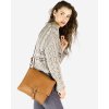 Dámská kožená crossbody kabelka Mazzini M46 camel