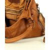 Kožená kabelka přes rameno Mazzini M47 camel