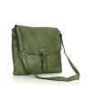 Dámská kožená crossbody kabelka Mazzini M46 zelená