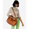 Kožená kabelka přes rameno Mazzini M136 camel