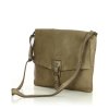 Dámská kožená crossbody kabelka Mazzini M46 béžová