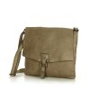 Dámská kožená crossbody kabelka Mazzini M46 béžová