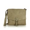 Dámská kožená crossbody kabelka Mazzini M46 béžová
