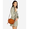 Kožená crossbody kabelka Mazzini M82 camel