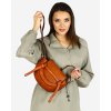 Kožená crossbody kabelka Mazzini M82 camel