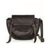 Kožená crossbody kabelka Mazzini M82 hnědá