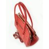 Kožená kufříková kabelka Alessia NM33RX červená