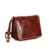 Kožená crossbody kabelka Mazzini M17M8 hnědá