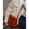 Kožená crossbody kabelka Mazzini M17M8 camel