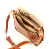 Kožená crossbody kabelka Mazzini M17M8 camel