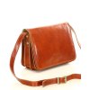 Kožená crossbody kabelka Mazzini M17M8 camel