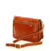 Kožená crossbody kabelka Mazzini M17M8 camel