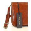 Kožená crossbody kabelka Mazzini M17M8 camel