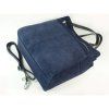 Kožená shopper bag kabelka Vera Pelle SV55N modrá