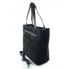 Kožená shopper bag kabelka Vera Pelle SV55N černá