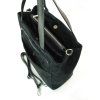 Kožená shopper bag kabelka Vera Pelle SV55N černá